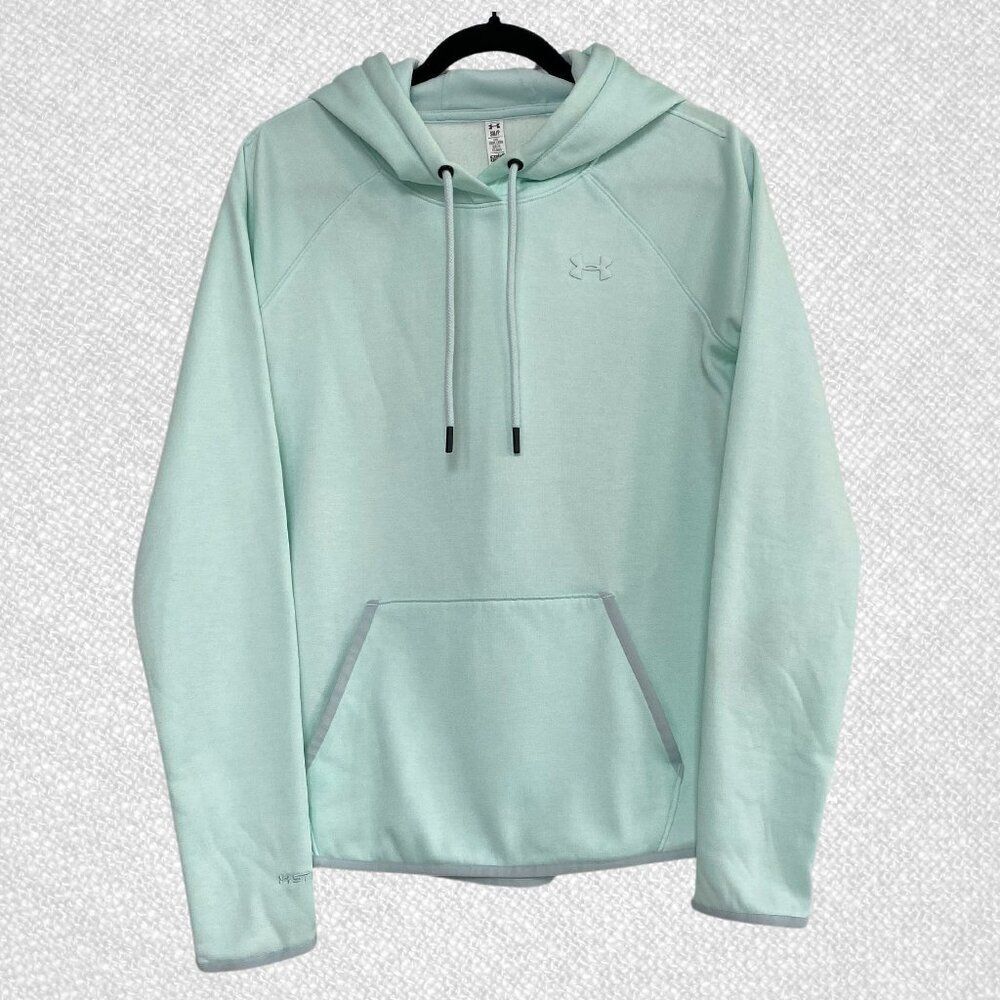 Under Armour Storm1 Cold Gear Fleece Hoodie Mint Green Size S​